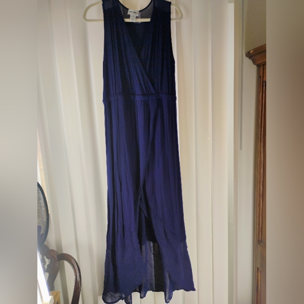 Kate & Mallory Blue Sleeveless Maxi Dress